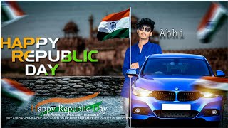 Picsart 26 January Happy Republic Day 2019 photo editing tutorial/ Abhi Creations/in advance tutoria screenshot 2