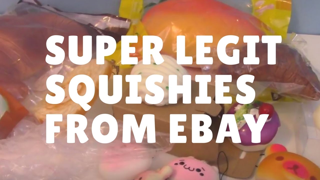 Opening an ebay squishy package! Very Legit and Inexpensive Areedy Mango and Jumbo Croissant