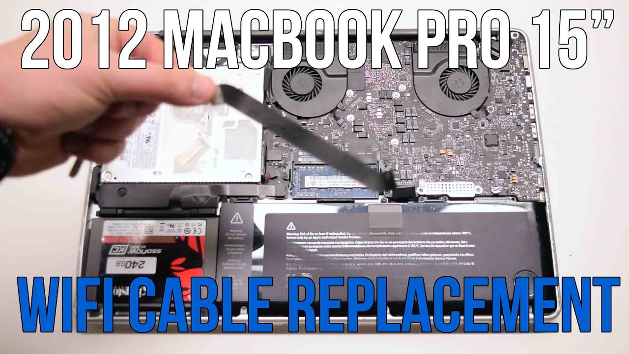 Replacing The Wifi Antenna Macbook Pro 15 Unibody Late 2011 Ifixit