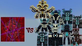 Demonic Atrocious vs Warden Plus (Wardens) | Minecraft Bedrock | Mob Battle