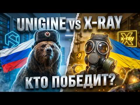Я СОЗДАЛ ИГРУ НА РОССИЙСКОМ И УКРАИНСКОМ  АНАЛОГЕ UNITY! | Unigine vs X-Ray