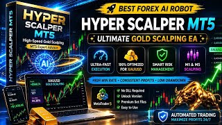 Best MT5 Gold Scalper EA 2026 🚀 Hyper Scalper MT5 (Free Set Files) No DLL Unlock Version