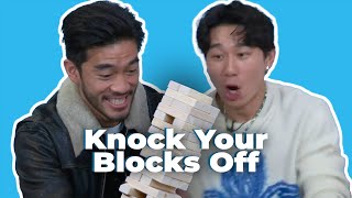 THE BROTHERS SUN's Justin Chien & Sam Song Li play KNOCK YOUR BLOCKS OFF | TV Insider