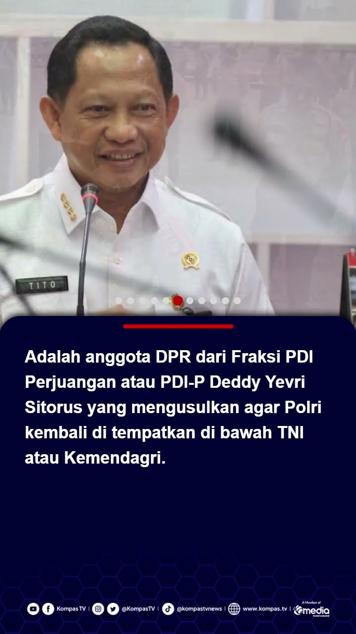 Tito Karnavian Tolak Wacana Polri di Bawah TNI atau Kemendagri: Saya Keberatan! #tni #polri #shorts