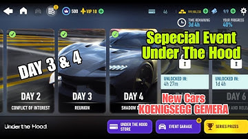 NFS No Limits - Sepecial Event Under The Hood - New Car Koenigsegg Gemera