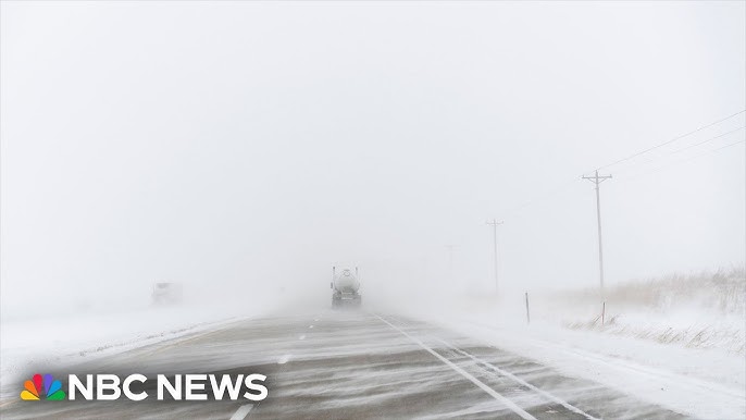 Drone Video Shows Extreme Winter Weather In Iowa