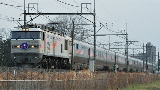 寝台特急カシオペア 札幌行き 8009レ EF510-509牽引 JR東北本線(宇都宮線) 東大宮～蓮田 区間