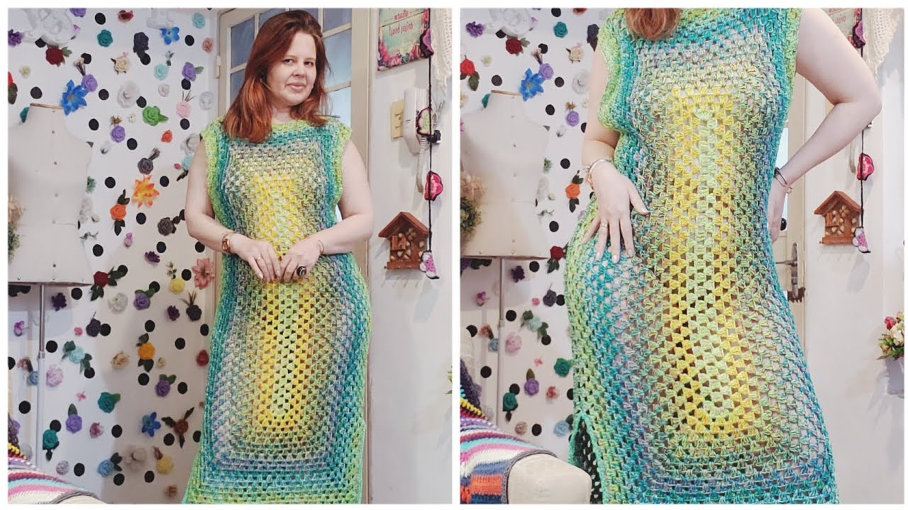 VESTIDO PRISMA - No Crochê sem Costura!