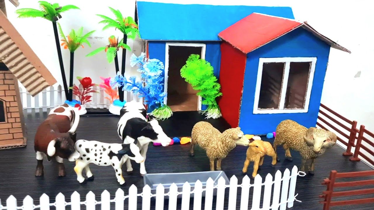 make a house for animals, animal farm YouTube