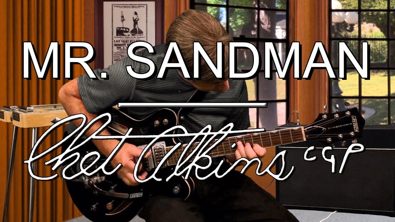 Chat atkins mr sandman rhytam guitar lesoon
