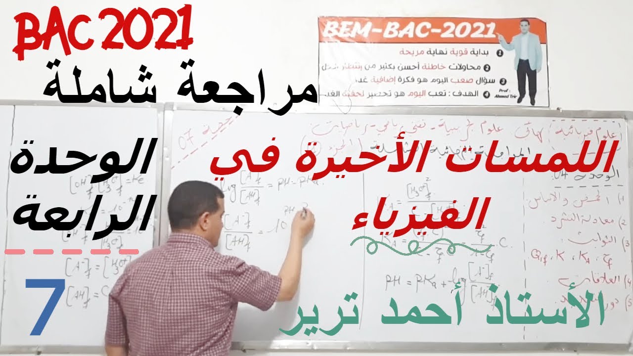 المراجعة النهائية في الفيزياء | الوحدة الرابعة | جزء1