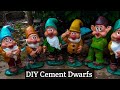 DIY - Making The Statue of 7 Dwarfs Cement Duwende - Snow White | Macke Erocido