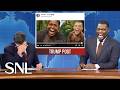 Weekend Update Colin Jost and Michael Che Discreetly Racist Joke Swaps