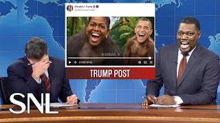 Weekend Update Colin Jost and Michael Che Discreetly Racist Joke Swaps