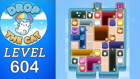 Drop The Cat Level 604 Walkthrough