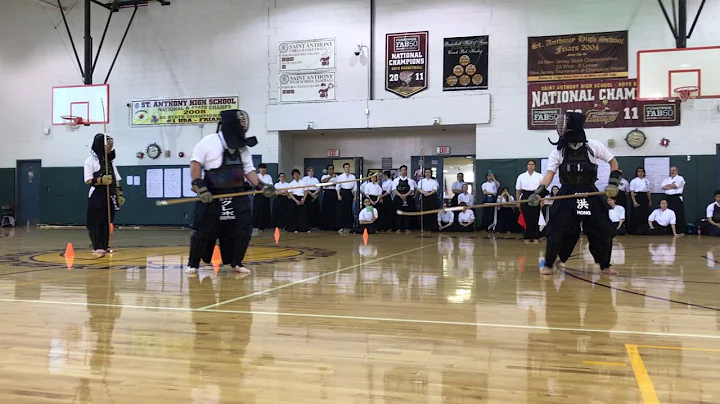 ECNF Naginata Seminar Shiai Taikai - Hong Vs Crepeau