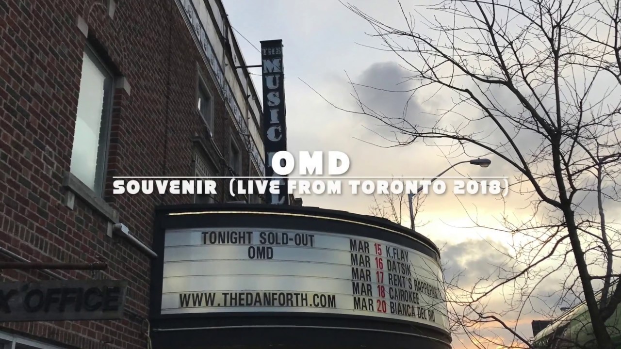 OMD SOUVENIR Live Toronto 2018 YouTube