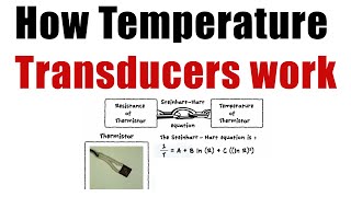 This ezed video explains types and uses of temperature transducers.
transducers 1) thermocouple 2) resistance detector 3) th...