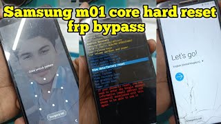 Samsung M01 Core Hard Reset | Pattern Unlock | Samsung M01 Core frp bypass #frpbypass #samsung