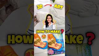 Radha Rani Charan 3D Art😍✨ #youtube #art #viral #cuteart #drawing #radha #charan #radharani #short
