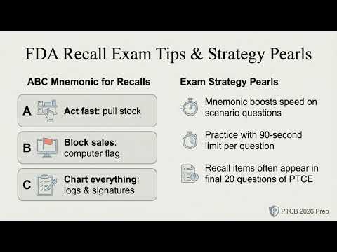 2.5 FDA REQUIREMENTS FOR MEDICATION RECALLS