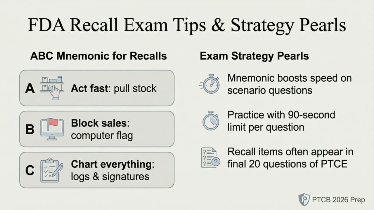 2.5 FDA REQUIREMENTS FOR MEDICATION RECALLS