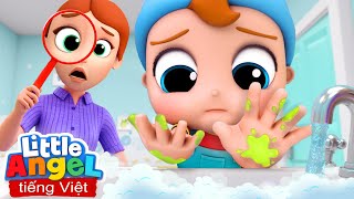 Bài Học Rửa Tay | Rửa tay trước khi ăn | Little Angel | Nhạc thiếu nhi vui nhộn