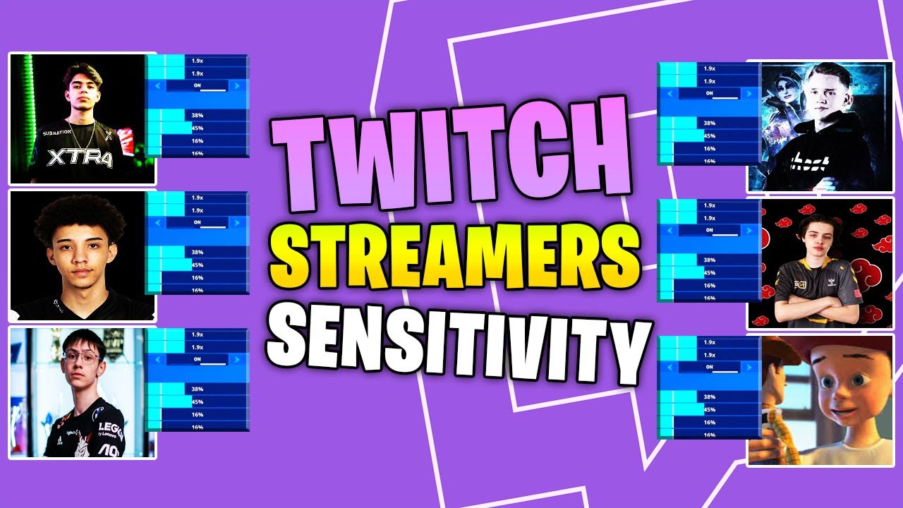 Twitch Streamers And Their Sensitivity Settings Season 8 YouTube