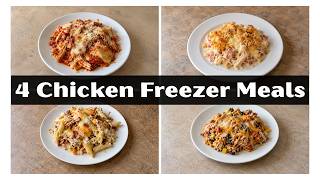 9 Chicken Freezer Meals From 4 Recipes!