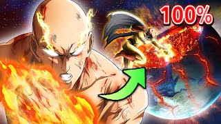 SAITAMA COMPLETELY BROKE THE UNIVERSE - How Strong is Saitama 100%? ONE PUNCH MAN