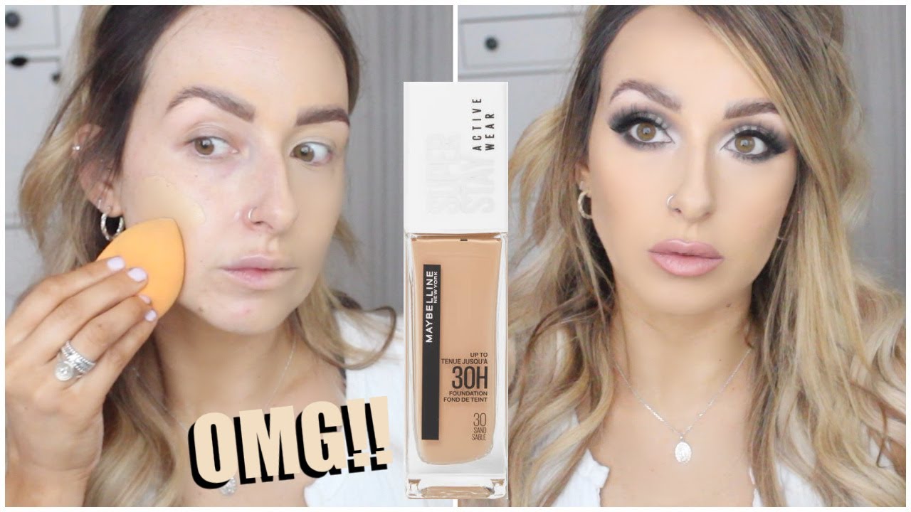 NEW!! MAYBELLINE SUPERSTAY ACTIVE WEAR 30H LONG-LASTING FOUNDATION - YouTube