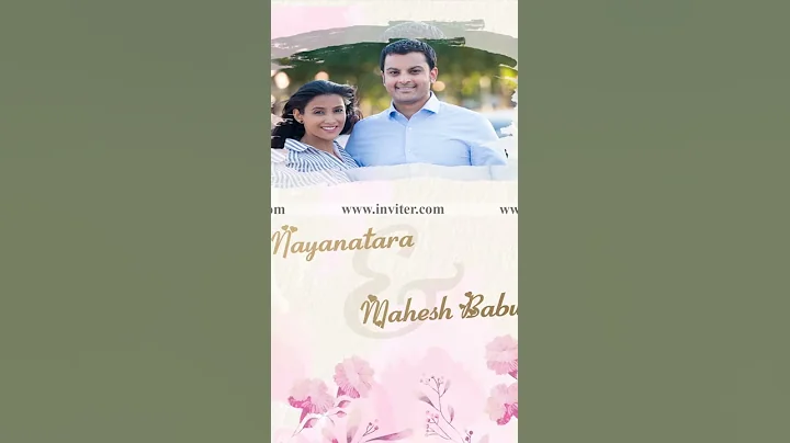 Save the Date Video Invitation Maker Online | Wedding/Engagement | Inviter.com