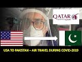 Air-travel during COVID - USA to Pakistan #QatarAirways #AmericanAirlines