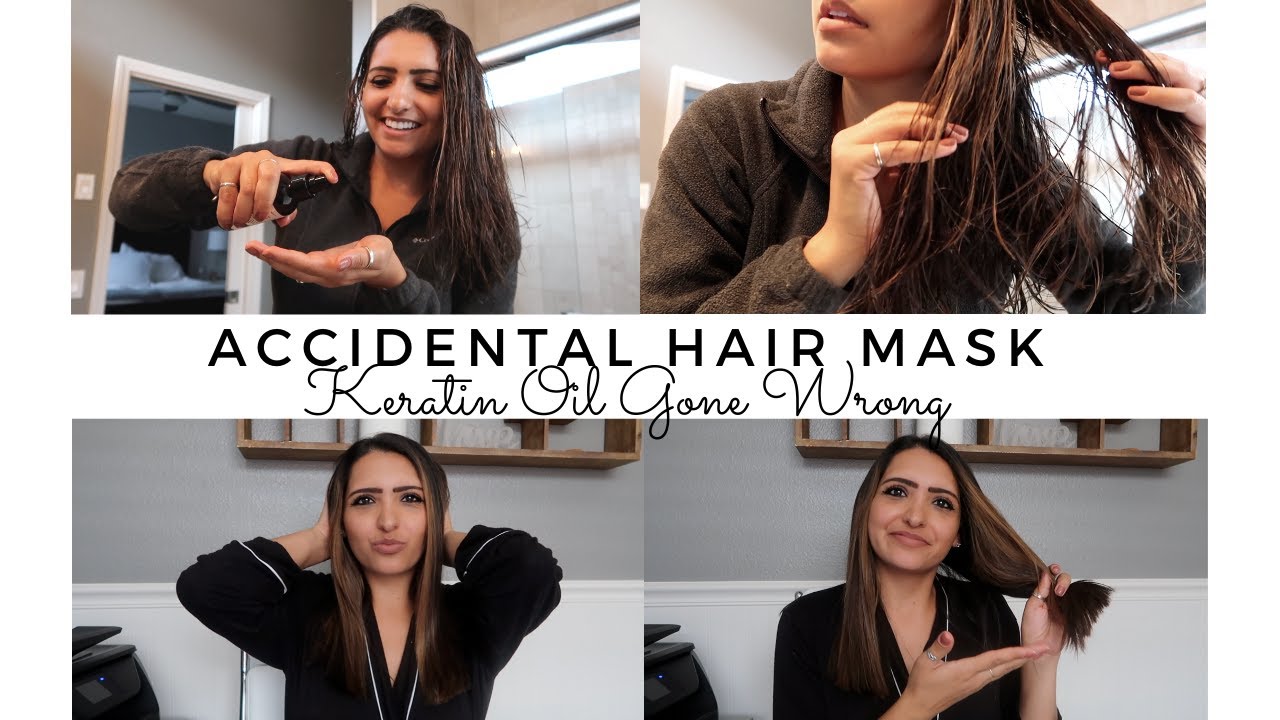 HAIR CARE GONE WRONG || KERATIN OIL DISASTER 