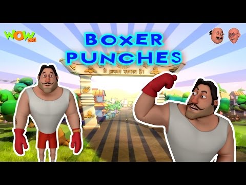 Boxer Punches - Motu Patlu Compilation Part 1 As seen on Nickelodeon As seen on Nickelodeon