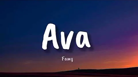 Famy  - Ava (Speed Up) (Tiktok Version) (Lyrics) | Charlie Puth, BLACKPINK