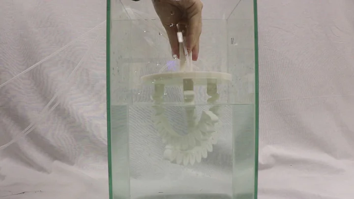 3D-printed Folds-based Soft Robotic Gripper: Underwater Bending
