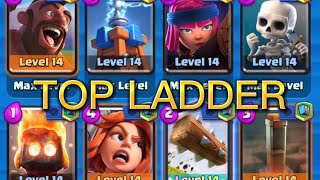 BEST HOG FIRECRACKER DECK IN TOP LADDER - clash royale