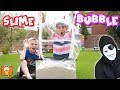 MIX ALL Our SLIMES in HUGE FISH TANK! Game Trixster Challenge with HobbyFamilyTV