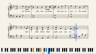 Lost in the woods  Frozen 2   Easy Piano