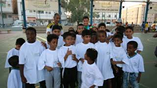 تكريم جمعية اصدقاء حدائق جدة للبطل حسن الحضريتي في حديقة فيصل زاهد الرياضية