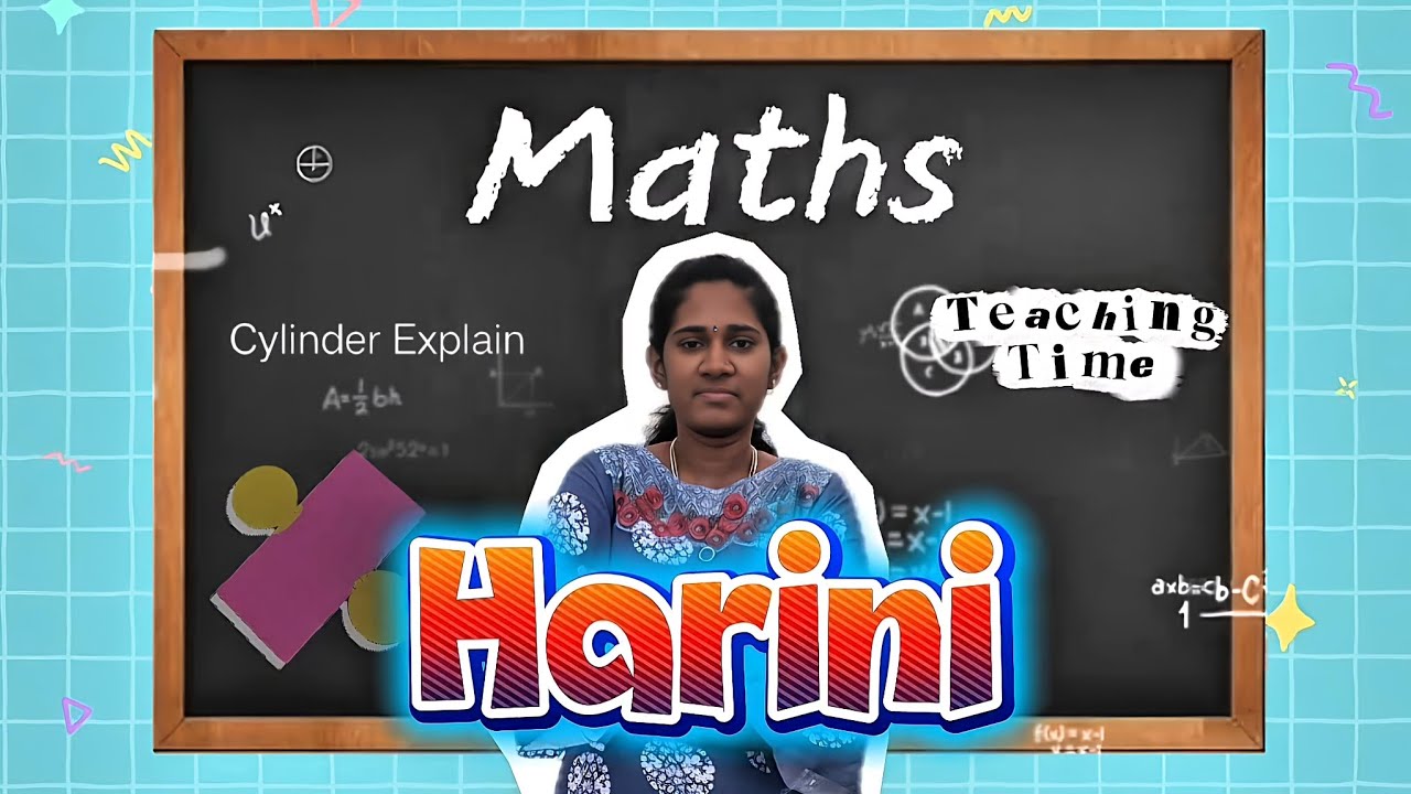 Explain Cylinder | Demo Class | Maths | Teacher | Halfboil couple | Tamil 