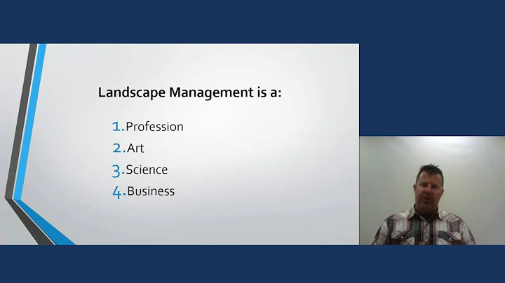 CEL 398 Introduction to Landscape Management