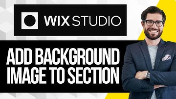 How to Add Background Image to Section in Wix Studio