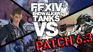 FFXIV ENDWALKER VERSUS - Paladin vs Warrior vs Dark Knight vs Gunbreaker (Patch 6.3 Update)