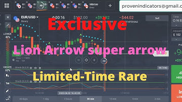 Exclusive Binary Option Strategy | Lion Arrow Indicator | Limited-Time Rare Binary Indicator