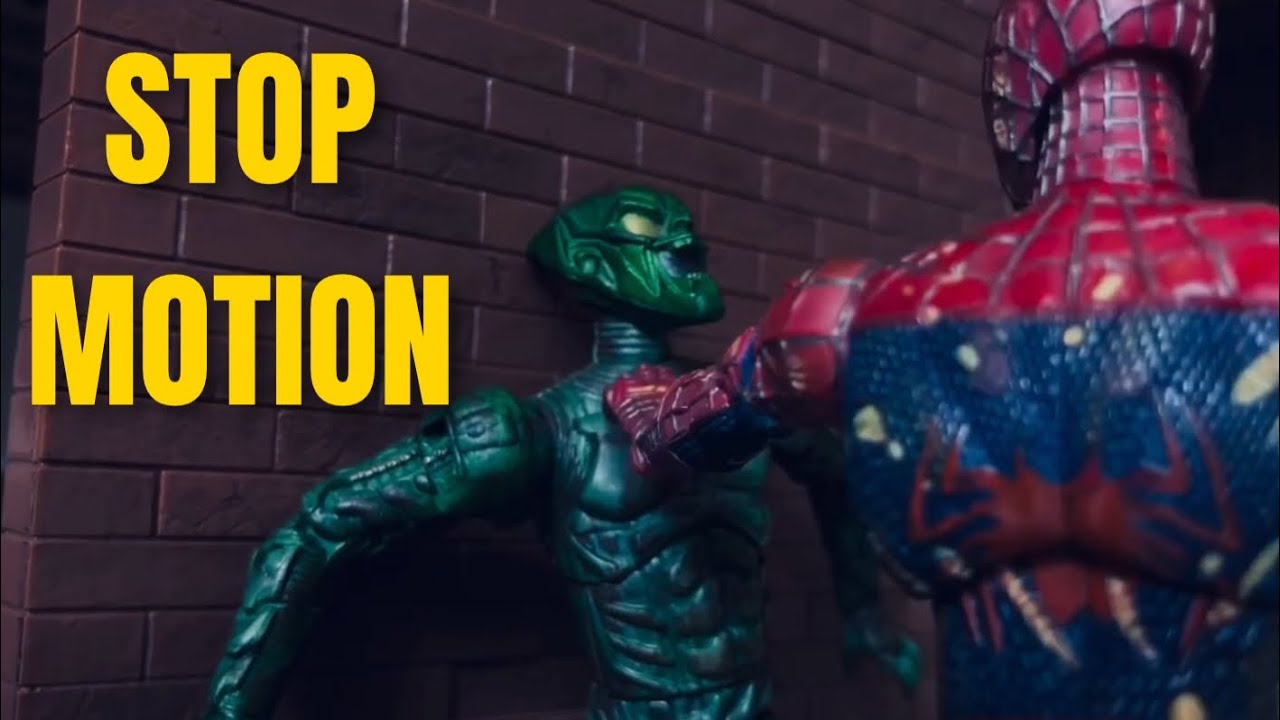 SPIDERMAN vs DUENDE VERDE - Stop Motion - YouTube