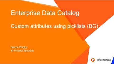 EDC:  creating pickist custom attributes using BG