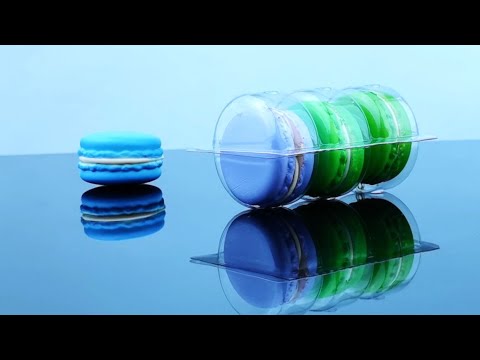 Eco-friendly macaron boxes for 3