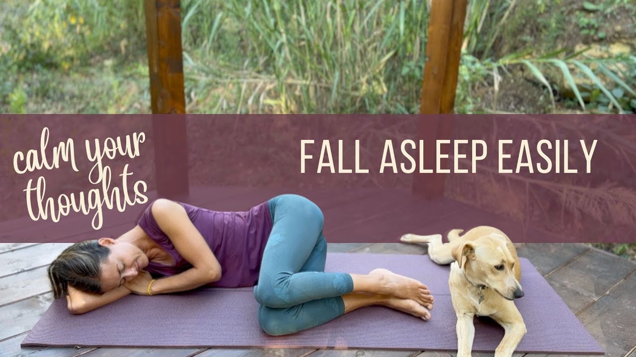 Somatic Yoga for bedtime | Relax and unwind to fall asleep faster - YouTube